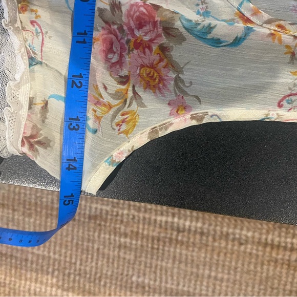 Millau Floral Print Dress with Lace Accents - Picture 5 of 6